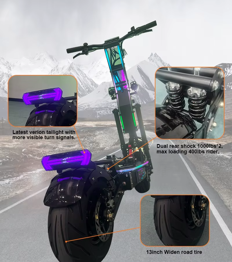 Rear shock and taillight